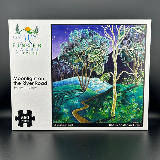 Moonlight on the River Road - 550pc