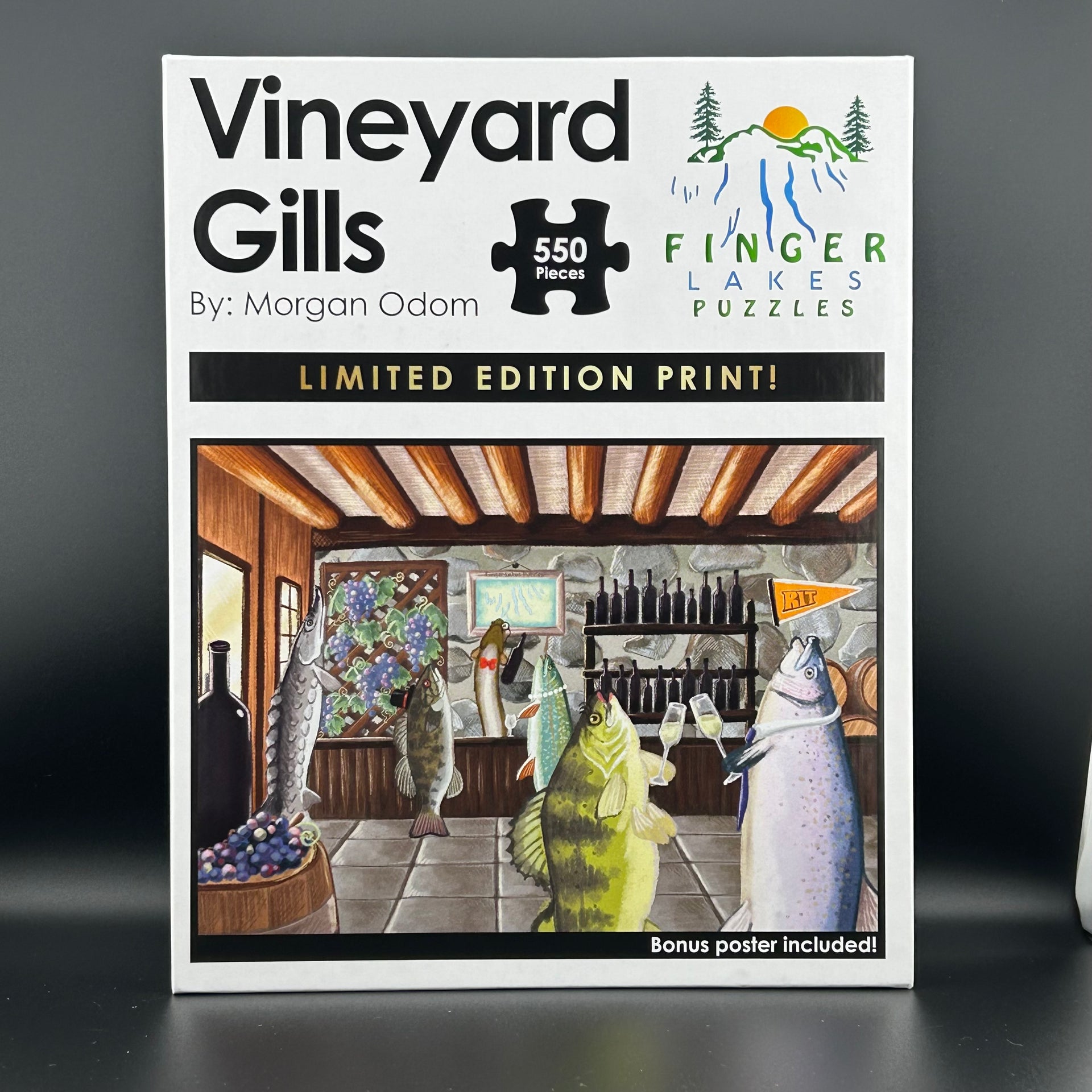 Limited Edition - Vineyard Gills – Finger Lakes Puzzles, LLC