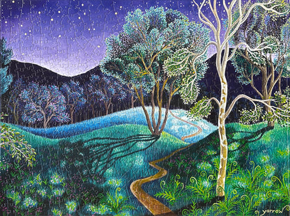 Moonlight on the River Road - 550pc